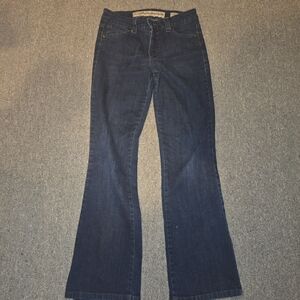 Stylish Navy Women's Wide Leg Jeans
